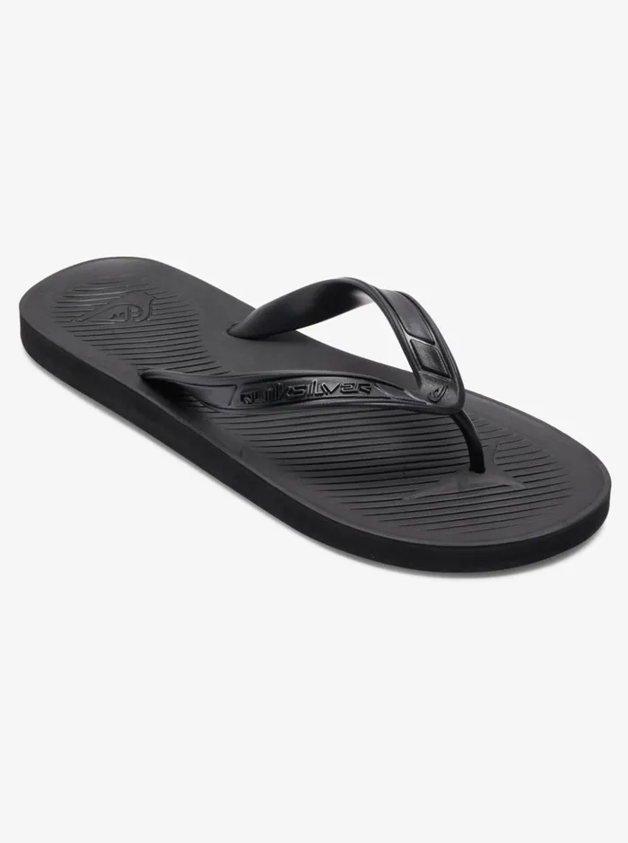 Men Quiksilver Sandals Haleiwa Core FlipFlops Black 2