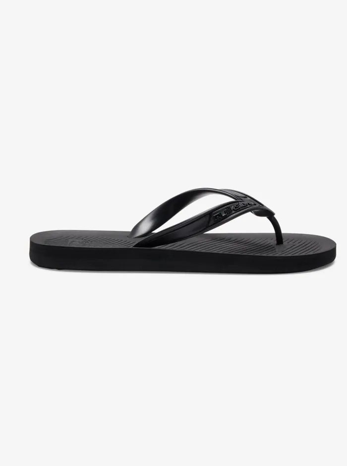 Men Quiksilver Sandals Haleiwa Core FlipFlops Black 2 Men Quiksilver Sandals Haleiwa Core FlipFlops Black 2