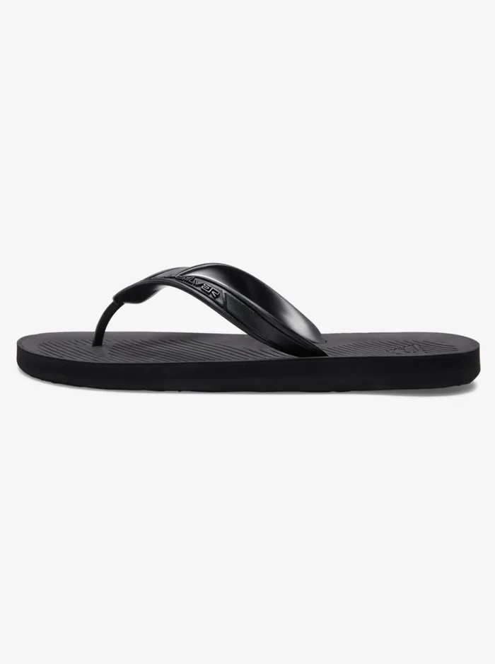 Men Quiksilver Sandals Haleiwa Core FlipFlops Black 2 Men Quiksilver Sandals Haleiwa Core FlipFlops Black 2