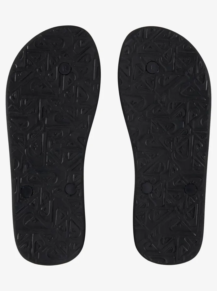 Men Quiksilver Sandals Haleiwa Core FlipFlops Black 2 Men Quiksilver Sandals Haleiwa Core FlipFlops Black 2