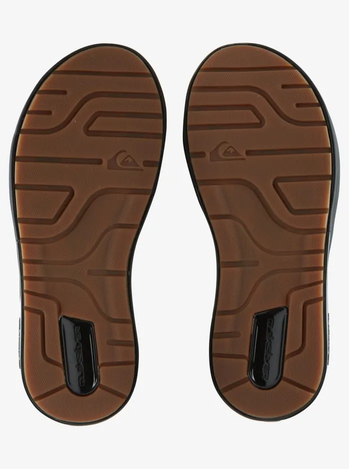 Men Quiksilver Sandals Mathodic Recovery Slide Sandals Black 1 Men Quiksilver Sandals Mathodic Recovery Slide Sandals Black 1