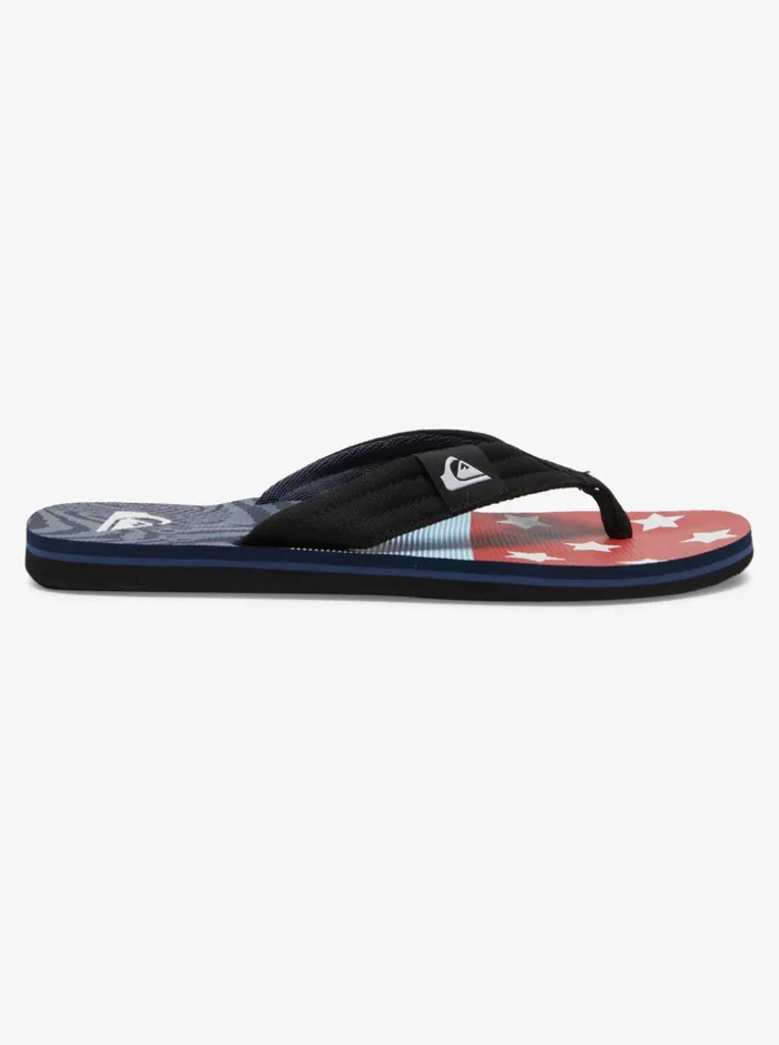 Men Quiksilver Sandals Molokai Layback Sandals For Men Blue 1 Men Quiksilver Sandals Molokai Layback Sandals For Men Blue 1