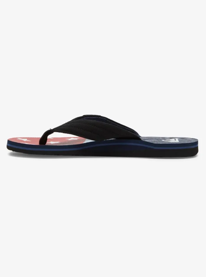 Men Quiksilver Sandals Molokai Layback Sandals For Men Blue 1 Men Quiksilver Sandals Molokai Layback Sandals For Men Blue 1
