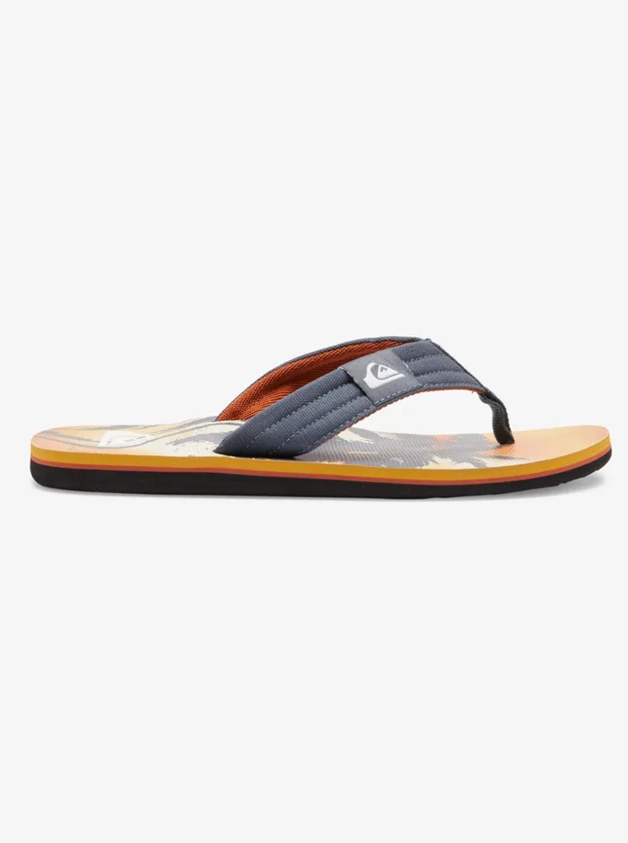 Men Quiksilver Sandals Molokai Layback Sandals For Men Grey 1 Men Quiksilver Sandals Molokai Layback Sandals For Men Grey 1