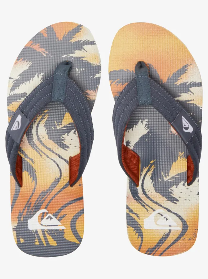 Men Quiksilver Sandals Molokai Layback Sandals For Men Grey 1 Men Quiksilver Sandals Molokai Layback Sandals For Men Grey 1