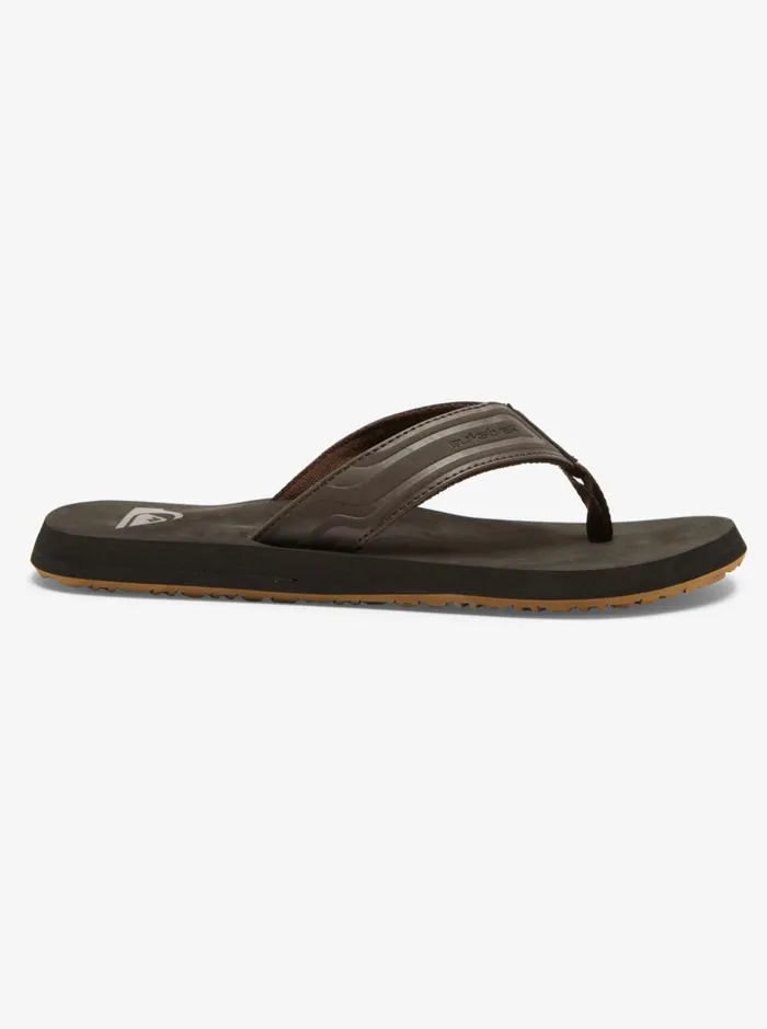 Men Quiksilver Sandals Monkey Wrench Core Slide Sandals Brown 1 Men Quiksilver Sandals Monkey Wrench Core Slide Sandals Brown 1