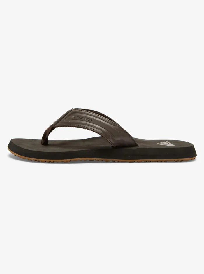 Men Quiksilver Sandals Monkey Wrench Core Slide Sandals Brown 1 Men Quiksilver Sandals Monkey Wrench Core Slide Sandals Brown 1