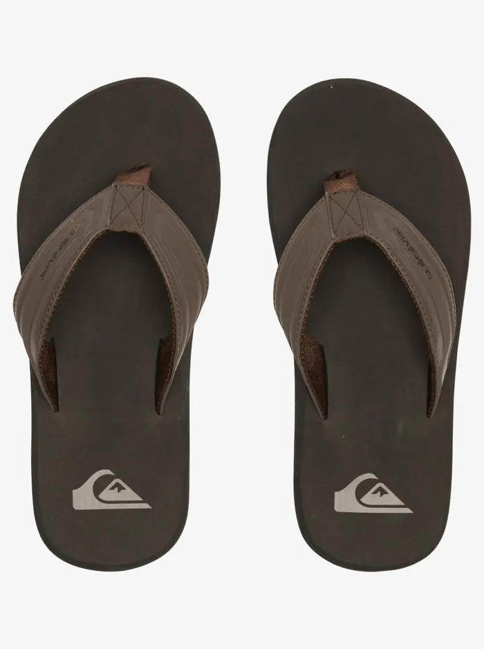 Men Quiksilver Sandals Monkey Wrench Core Slide Sandals Brown 1 Men Quiksilver Sandals Monkey Wrench Core Slide Sandals Brown 1
