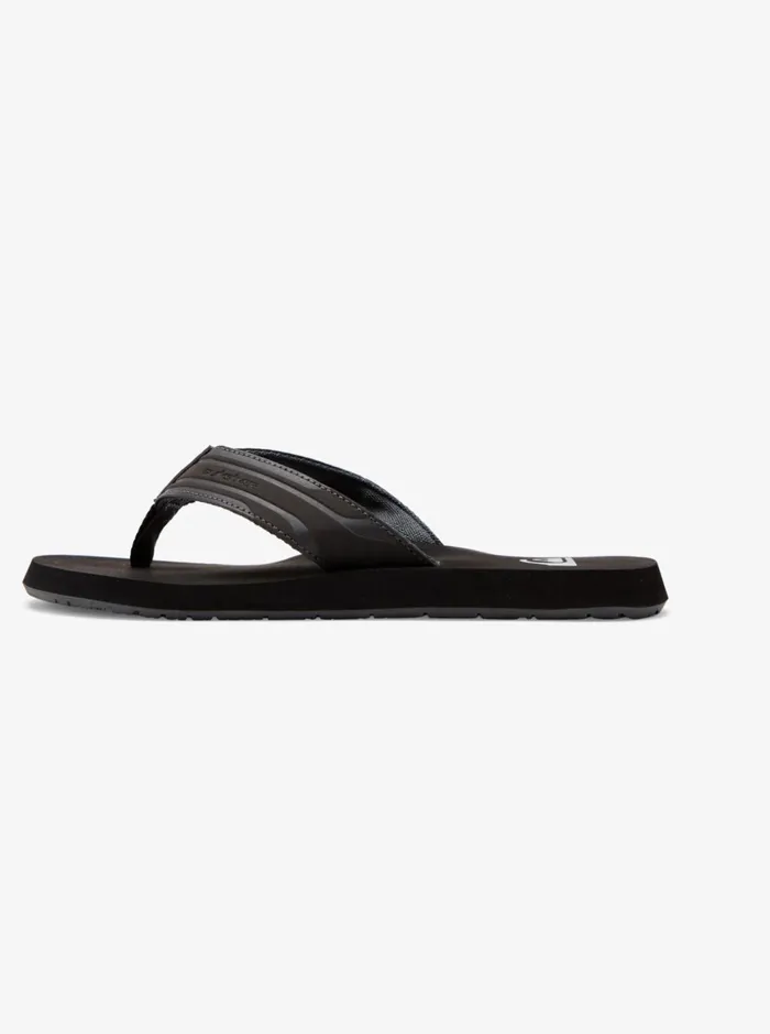 Men Quiksilver Sandals Monkey Wrench Sandals Greyblackgrey Men Quiksilver Sandals Monkey Wrench Sandals Greyblackgrey