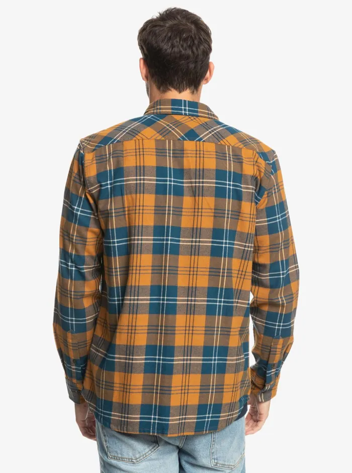 Men Quiksilver Shirts and Polos Harelaw Stretch Long Sleeve Shirt Brown Sugar Harelaw Men Quiksilver Shirts and Polos Harelaw Stretch Long Sleeve Shirt Brown Sugar Harelaw