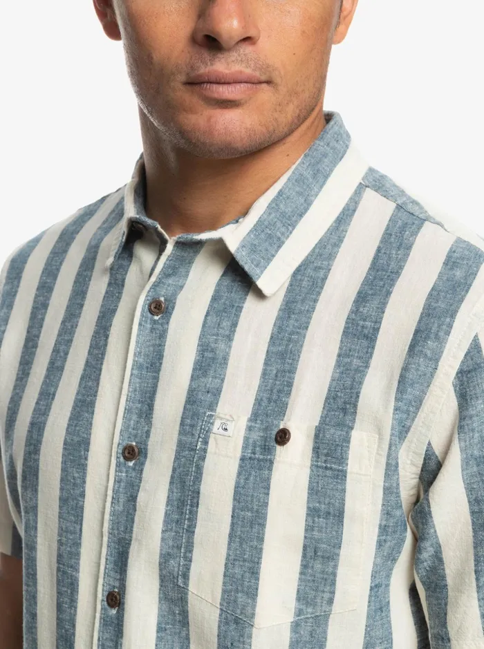 Men Quiksilver Shirts and Polos Lando Short Sleeve Shirt Birch Lando Men Quiksilver Shirts and Polos Lando Short Sleeve Shirt Birch Lando
