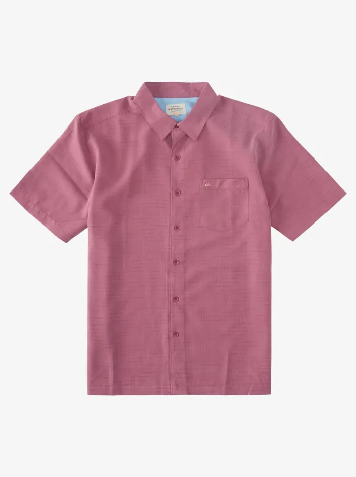 Men Quiksilver Shirts and Polos Waterman Centinela Premium AntiWrinkle Shirt Mellow Mauve Centinella