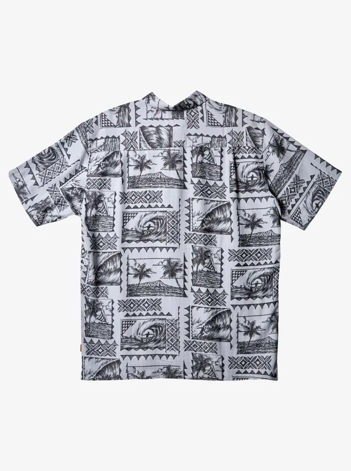 Men Quiksilver Shirts and Polos Waterman Surf Trippers Short Sleeve Shirt Black Surf Trippers Men Quiksilver Shirts and Polos Waterman Surf Trippers Short Sleeve Shirt Black Surf Trippers