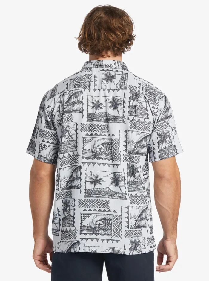 Men Quiksilver Shirts and Polos Waterman Surf Trippers Short Sleeve Shirt Black Surf Trippers Men Quiksilver Shirts and Polos Waterman Surf Trippers Short Sleeve Shirt Black Surf Trippers