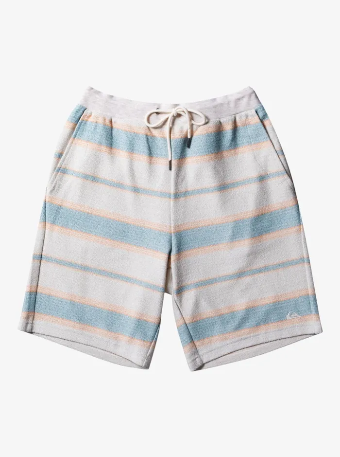 Men Quiksilver Shorts and Amphibians Great Otway Sweat Shorts Cameo Blue Great Otway
