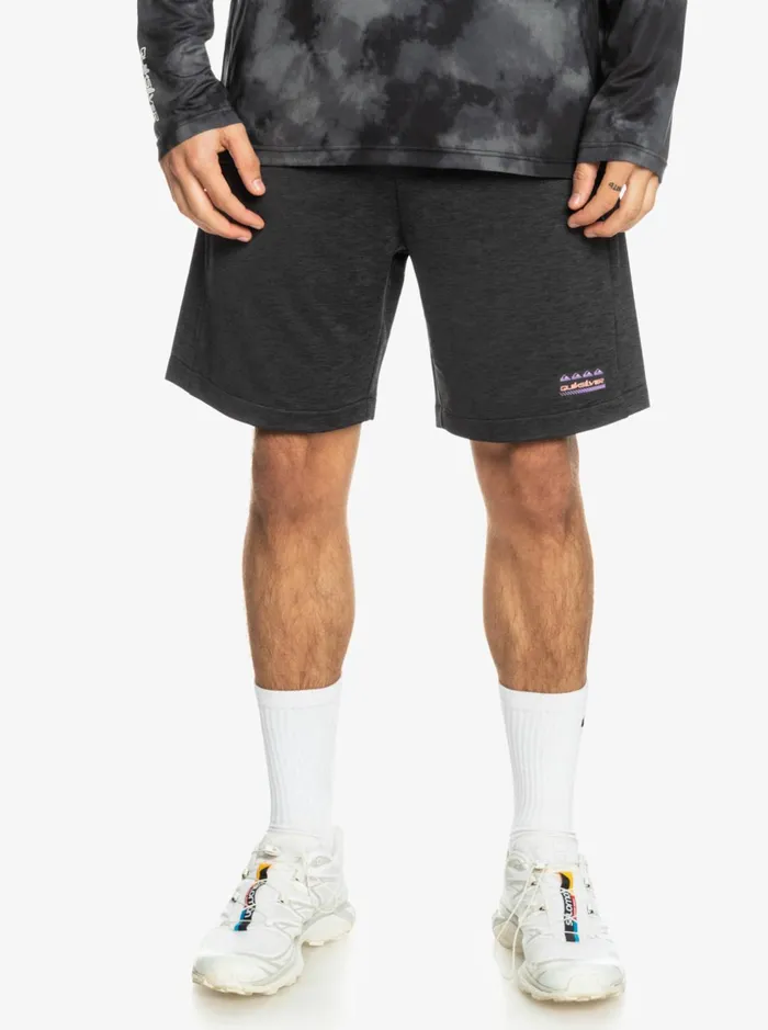 Men Quiksilver Shorts and Amphibians Knit Training 18034 Sweatshorts Black Heather Men Quiksilver Shorts and Amphibians Knit Training 18034 Sweatshorts Black Heather