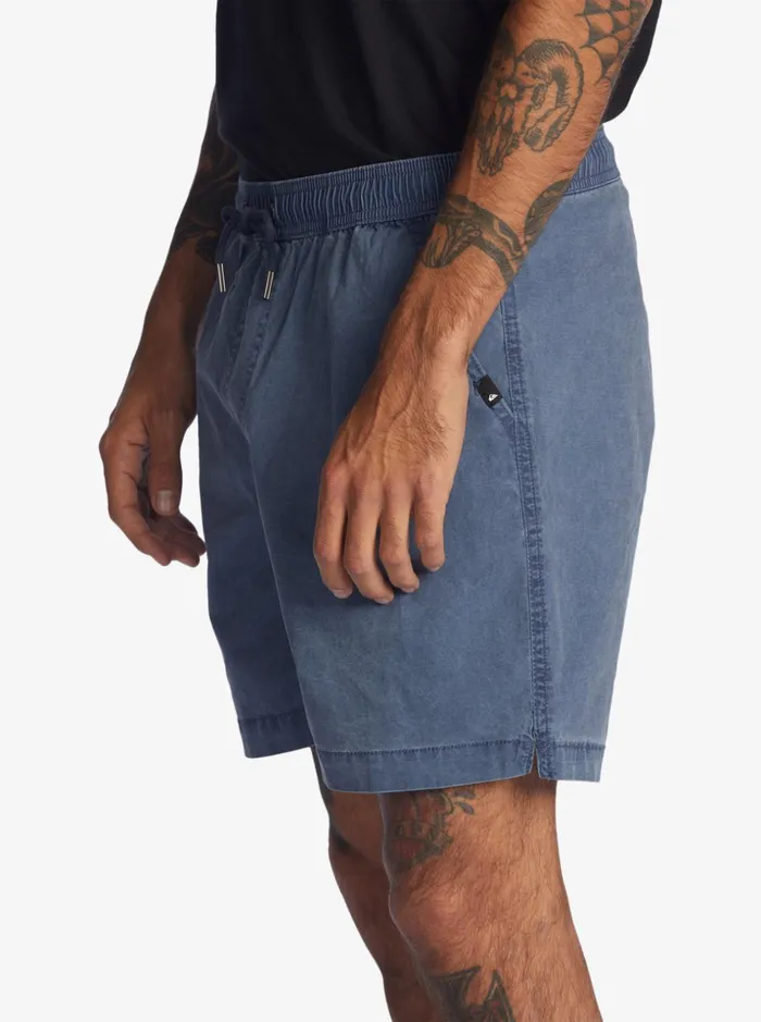 Men Quiksilver Shorts and Amphibians Taxer 17034 Elastic Waist Shorts Navy Blazer Men Quiksilver Shorts and Amphibians Taxer 17034 Elastic Waist Shorts Navy Blazer