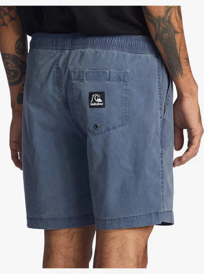 Men Quiksilver Shorts and Amphibians Taxer 17034 Elastic Waist Shorts Navy Blazer Men Quiksilver Shorts and Amphibians Taxer 17034 Elastic Waist Shorts Navy Blazer