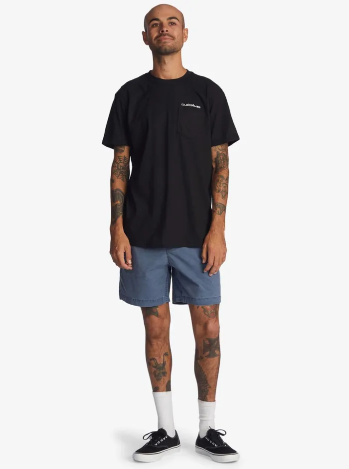 Men Quiksilver Shorts and Amphibians Taxer 17034 Elastic Waist Shorts Navy Blazer Men Quiksilver Shorts and Amphibians Taxer 17034 Elastic Waist Shorts Navy Blazer