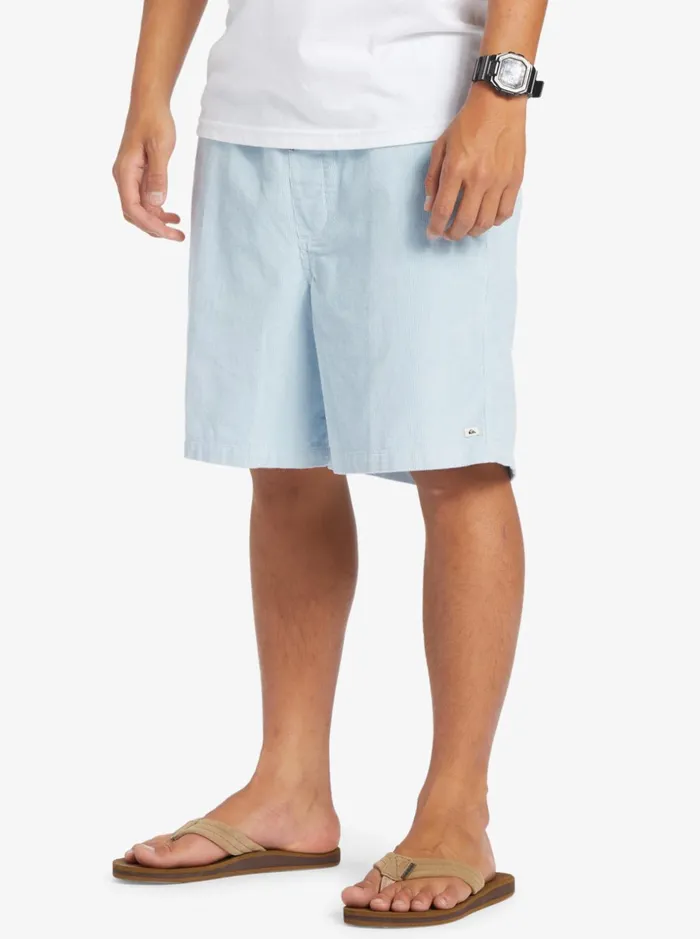 Men Quiksilver Shorts and Amphibians Taxer Cord Shorts Celestial Blue Men Quiksilver Shorts and Amphibians Taxer Cord Shorts Celestial Blue