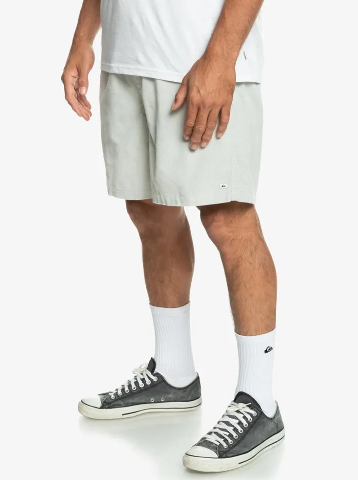 Men Quiksilver Shorts and Amphibians Taxer Cord Shorts Gray Violet Men Quiksilver Shorts and Amphibians Taxer Cord Shorts Gray Violet