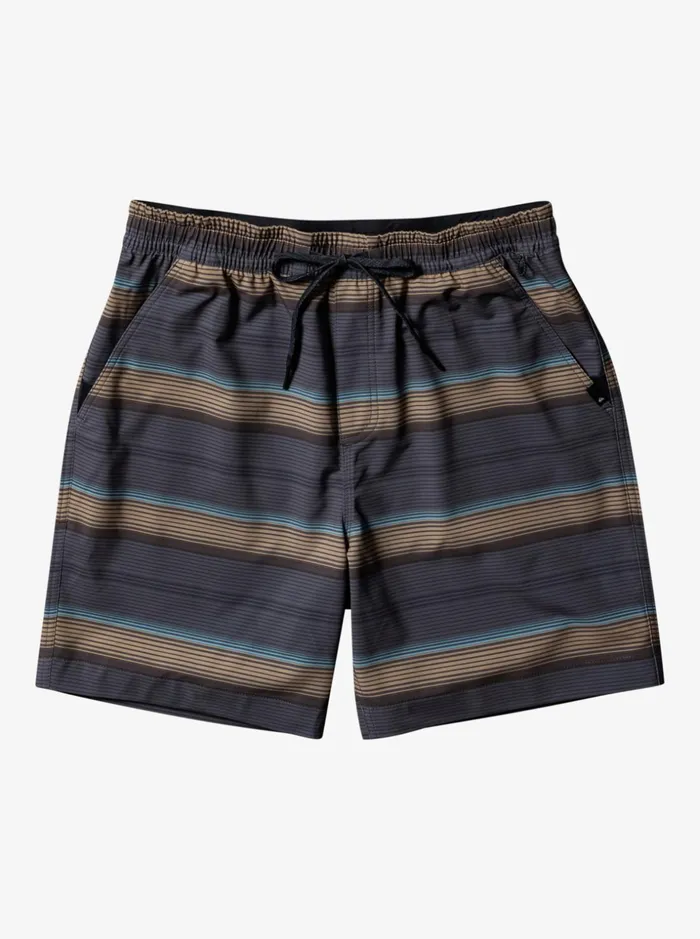 Men Quiksilver Shorts and Amphibians Taxer Print 18034 Amphibian Boardshorts Plage