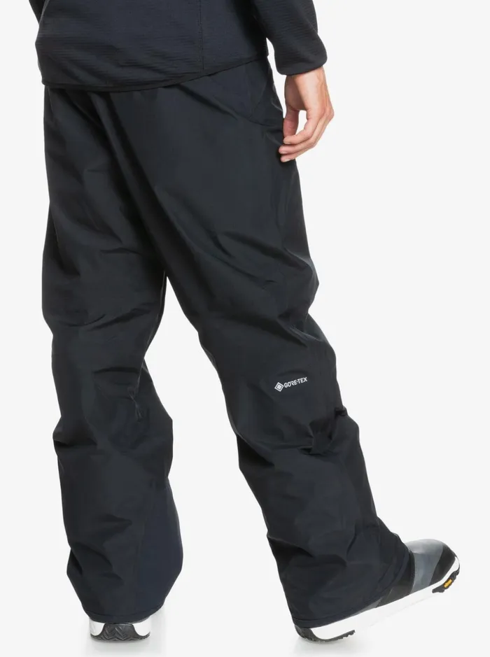 Men Quiksilver Snow Pants Mission Shell Pro 3L GORETEX Black Snow Pants True Black Men Quiksilver Snow Pants Mission Shell Pro 3L GORETEX Black Snow Pants True Black