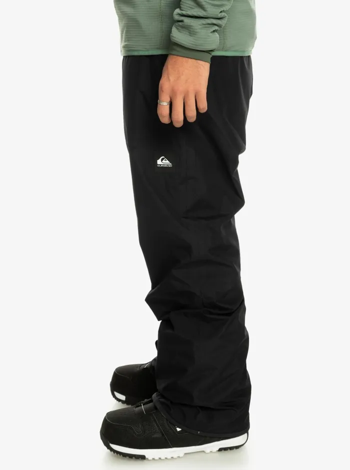 Men Quiksilver Snow Pants Mission Shell Pro 3L GORETEX Black Snow Pants True Black Men Quiksilver Snow Pants Mission Shell Pro 3L GORETEX Black Snow Pants True Black
