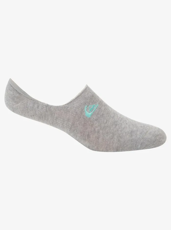 Men Quiksilver Socks and Underwear Blown Out 3 Pack No Show Socks Midnight Navy Blown Out 231