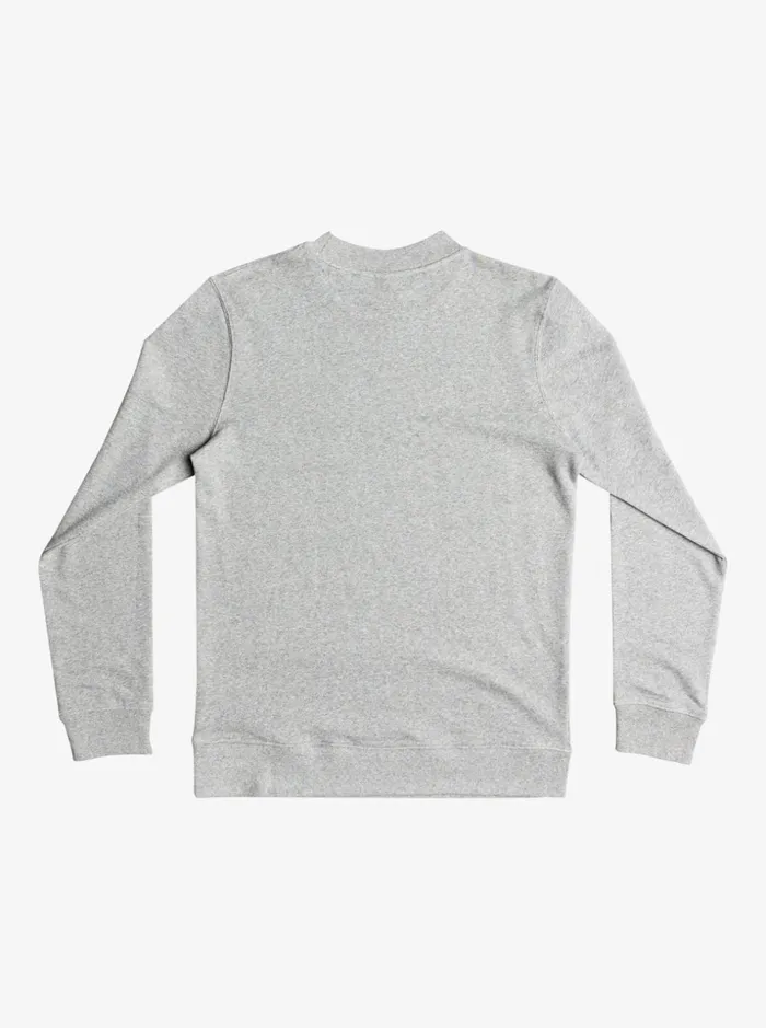 Men Quiksilver Sweatshirts and Hoodies Essentials Sweatshirt Light Grey Heather