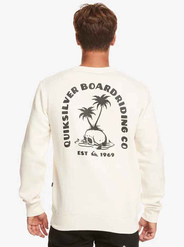 Men Quiksilver Sweatshirts and Hoodies Surf The Earth Sweatshirt Birch Men Quiksilver Sweatshirts and Hoodies Surf The Earth Sweatshirt Birch