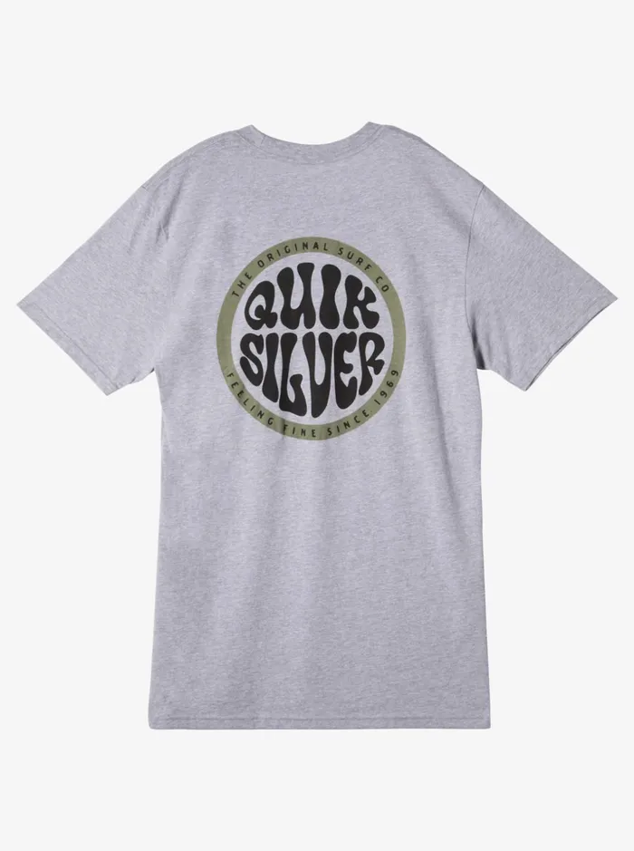 Men Quiksilver Tees Bolder Type TShirt Athletic Heather Men Quiksilver Tees Bolder Type TShirt Athletic Heather