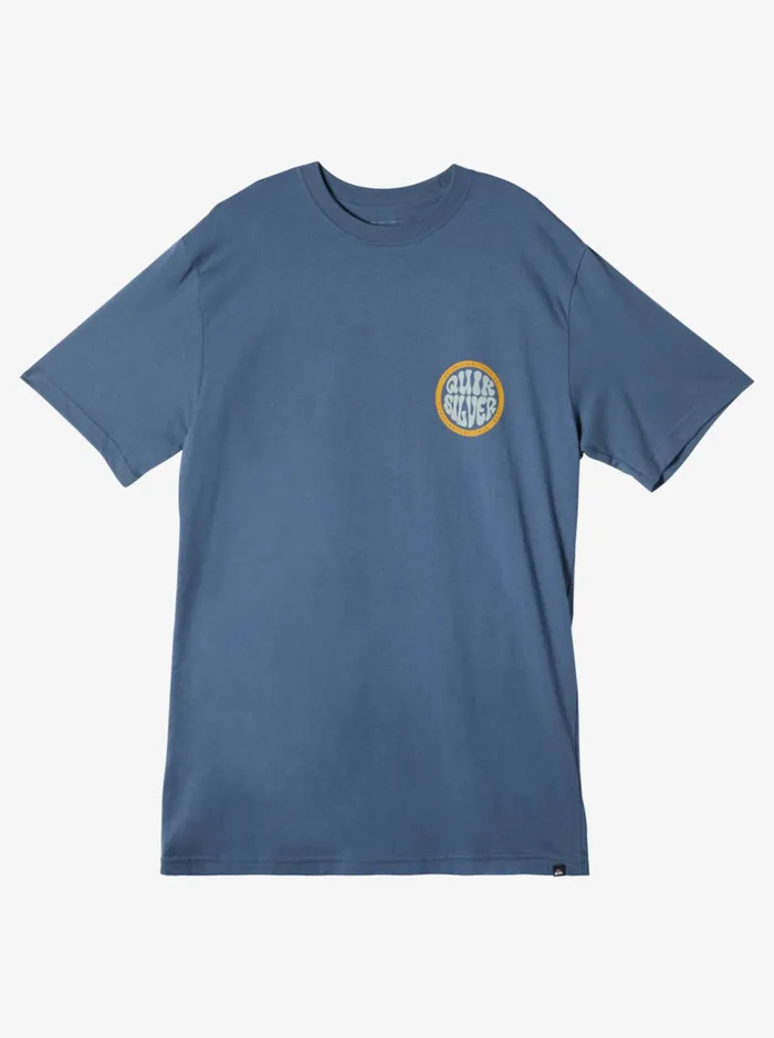 Men Quiksilver Tees Bolder Type TShirt Bering Sea