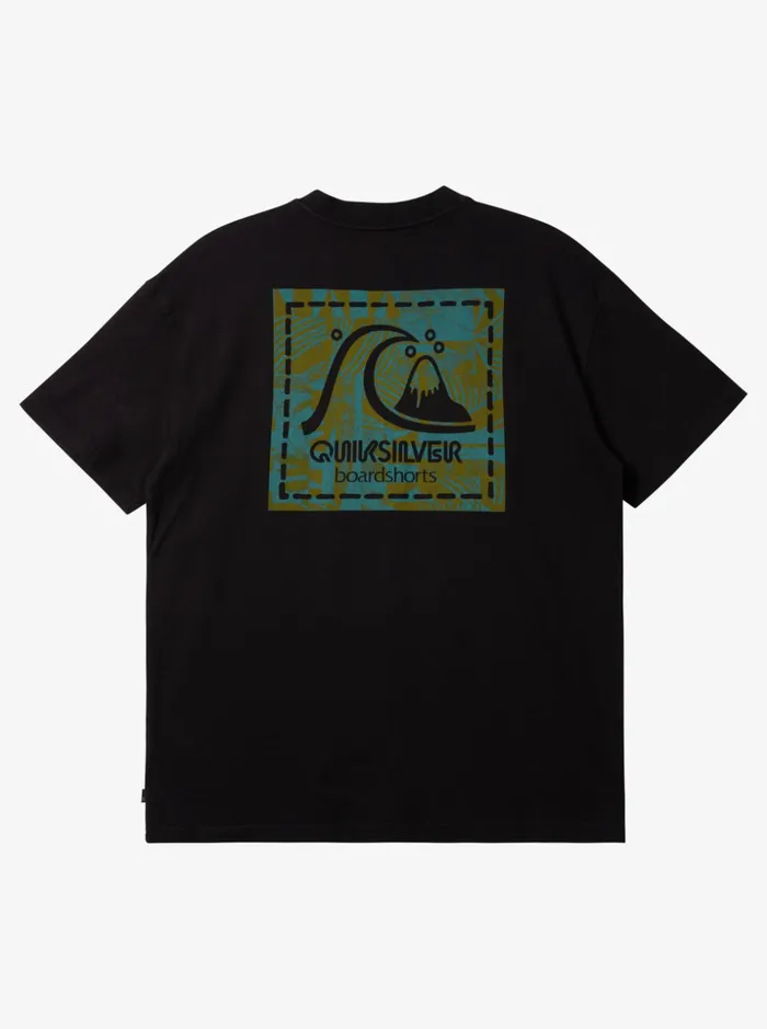 Men Quiksilver Tees Gregg Kaplan Blank Canvas TShirt Black Men Quiksilver Tees Gregg Kaplan Blank Canvas TShirt Black