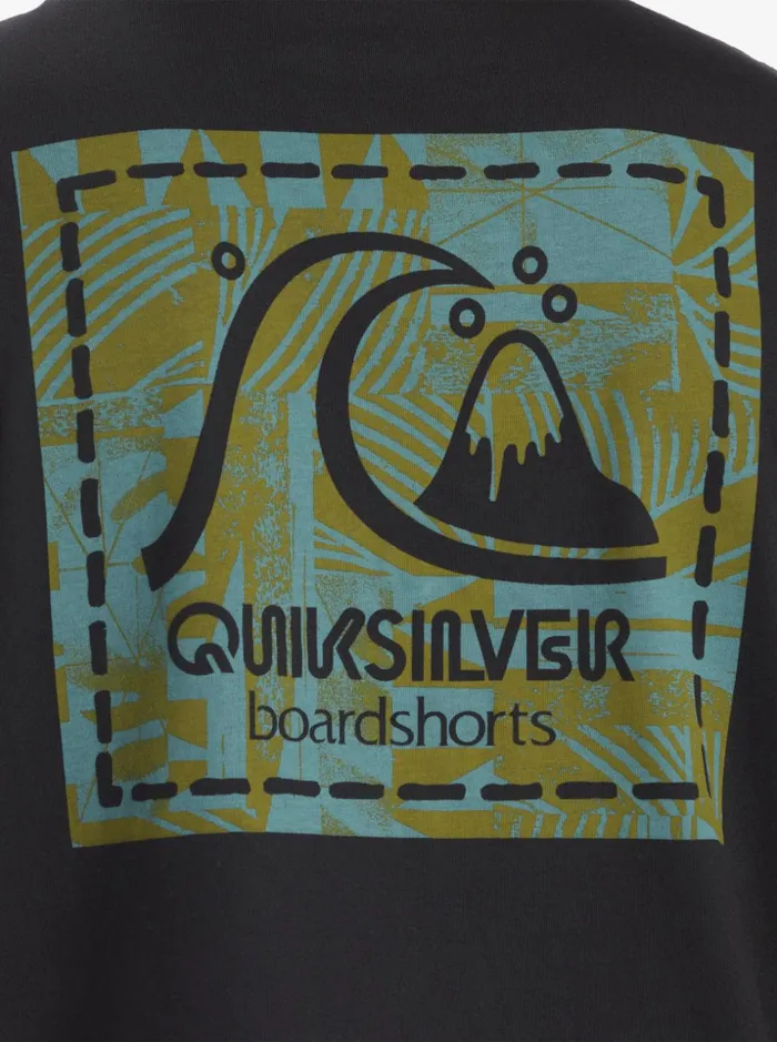 Men Quiksilver Tees Gregg Kaplan Blank Canvas TShirt Black Men Quiksilver Tees Gregg Kaplan Blank Canvas TShirt Black
