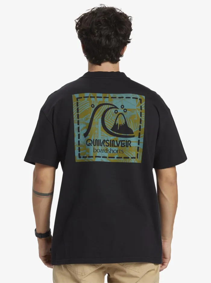 Men Quiksilver Tees Gregg Kaplan Blank Canvas TShirt Black Men Quiksilver Tees Gregg Kaplan Blank Canvas TShirt Black