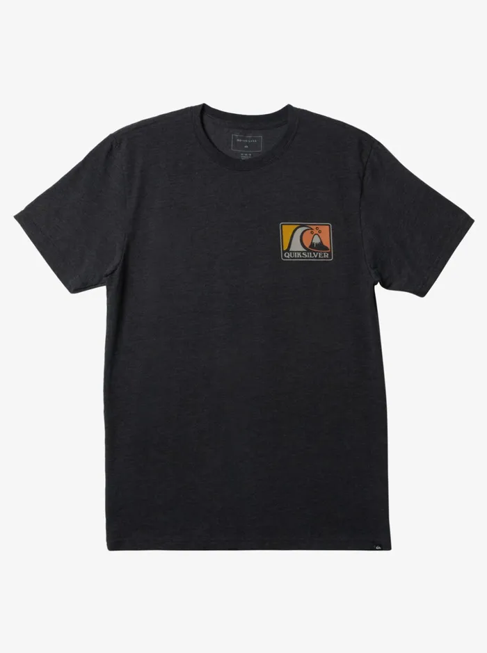 Men Quiksilver Tees Mellow Bubble Mod TShirt Charcoal Heather