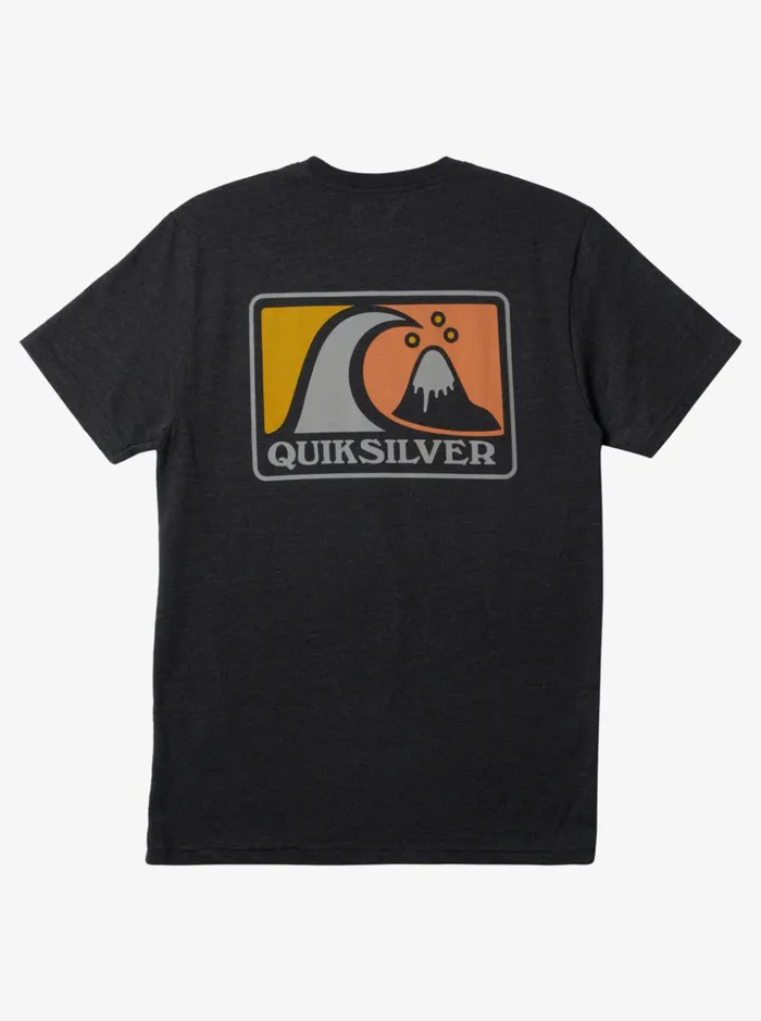 Men Quiksilver Tees Mellow Bubble Mod TShirt Charcoal Heather Men Quiksilver Tees Mellow Bubble Mod TShirt Charcoal Heather