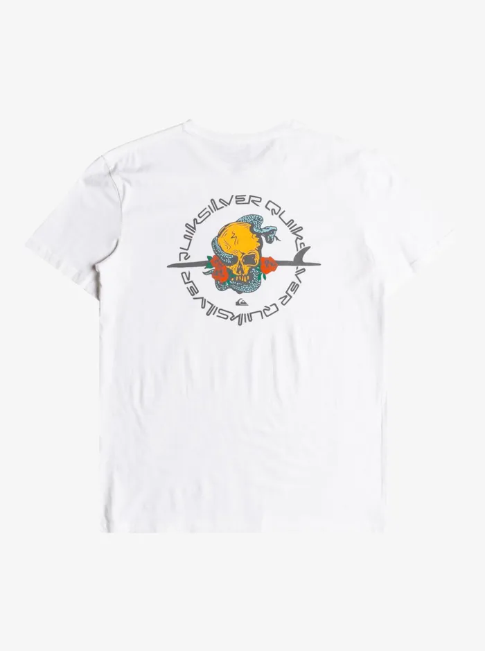 Men Quiksilver Tees Outta Road 2022 8211 TShirt For Men White Men Quiksilver Tees Outta Road 2022 8211 TShirt For Men White
