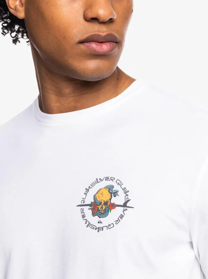 Men Quiksilver Tees Outta Road 2022 8211 TShirt For Men White Men Quiksilver Tees Outta Road 2022 8211 TShirt For Men White