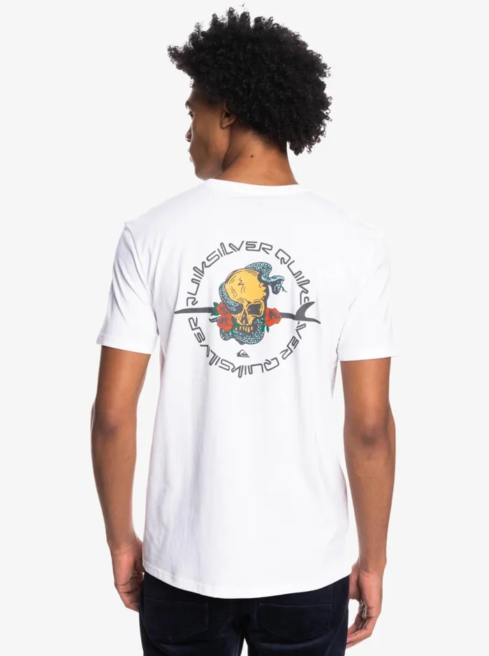 Men Quiksilver Tees Outta Road 2022 8211 TShirt For Men White Men Quiksilver Tees Outta Road 2022 8211 TShirt For Men White