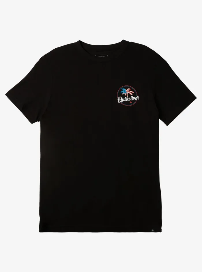 Men Quiksilver Tees Palm Breezy TShirt Black