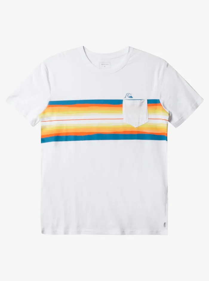 Men Quiksilver Tees Resin Tint Pocket TShirt White