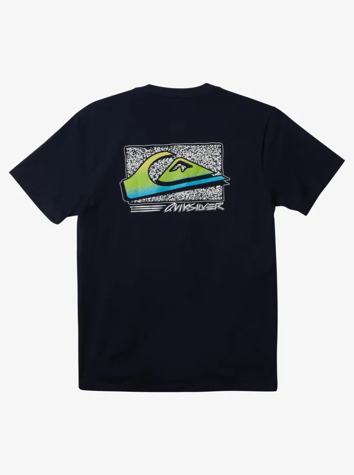 Men Quiksilver Tees Retro Fade Tshirt Navy Blazer Men Quiksilver Tees Retro Fade Tshirt Navy Blazer