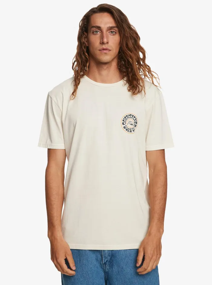 Men Quiksilver Tees Stranger Days TShirt Birch Men Quiksilver Tees Stranger Days TShirt Birch