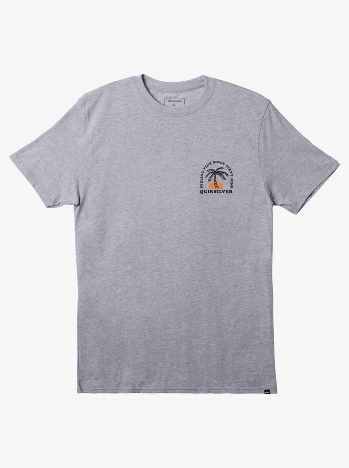 Men Quiksilver Tees The Ripple TShirt Athletic Heather
