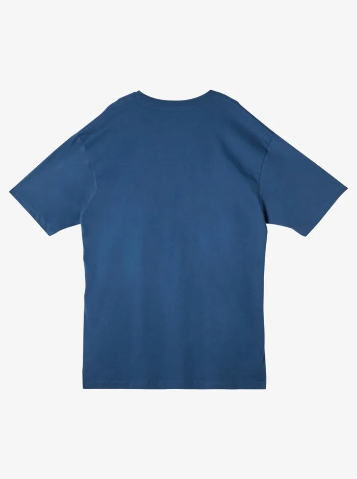 Men Quiksilver Tees Waterman Fish Tales TShirt Ensign Blue Men Quiksilver Tees Waterman Fish Tales TShirt Ensign Blue