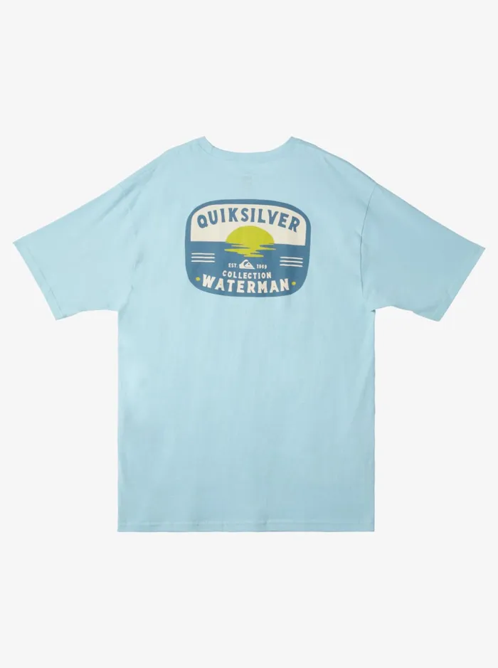 Men Quiksilver Tees Waterman Lava Lamp TShirt Aquatic Men Quiksilver Tees Waterman Lava Lamp TShirt Aquatic