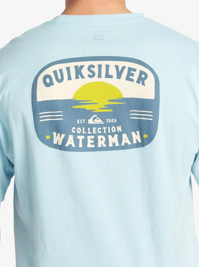 Men Quiksilver Tees Waterman Lava Lamp TShirt Aquatic Men Quiksilver Tees Waterman Lava Lamp TShirt Aquatic