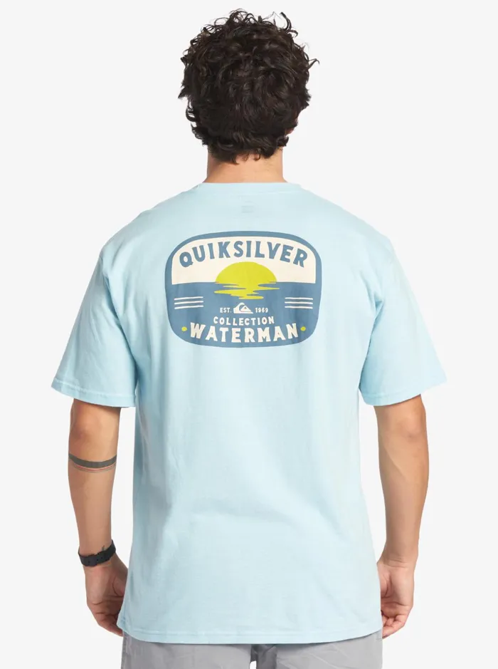 Men Quiksilver Tees Waterman Lava Lamp TShirt Aquatic Men Quiksilver Tees Waterman Lava Lamp TShirt Aquatic